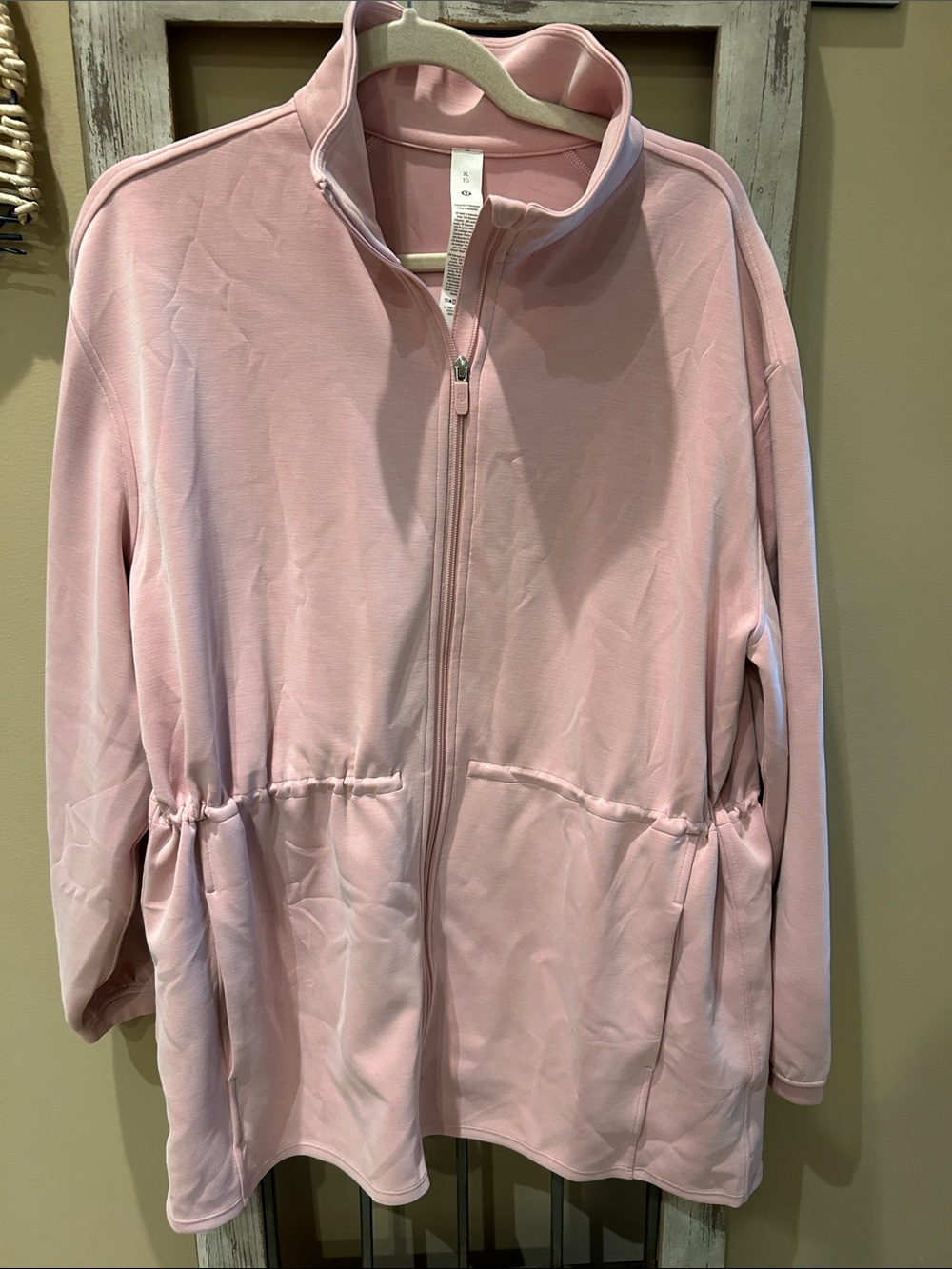 lululemon athletica Light Pink Zip-Up Jacket